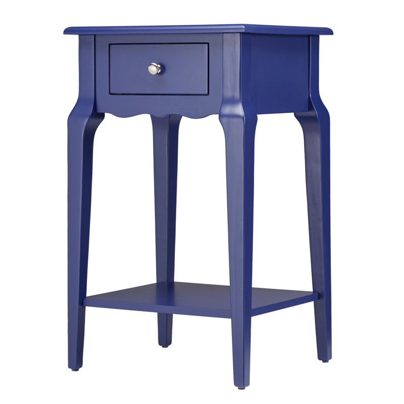Table de bout avec rangement Hague , Bleu marine