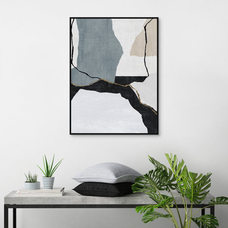 Rock Forms Abstract I By Willowbrook Fine Art Framed Wall Art