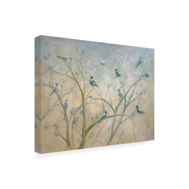Art sur toile Danhui Nai «Spring Gathering», H 14 po x l 19 po x P 2 po