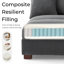 Chaise longue surdimensionnée en velours côtelé gris avec accoudoirs et coussins décoratifs Bentura-1650880628-1650245304