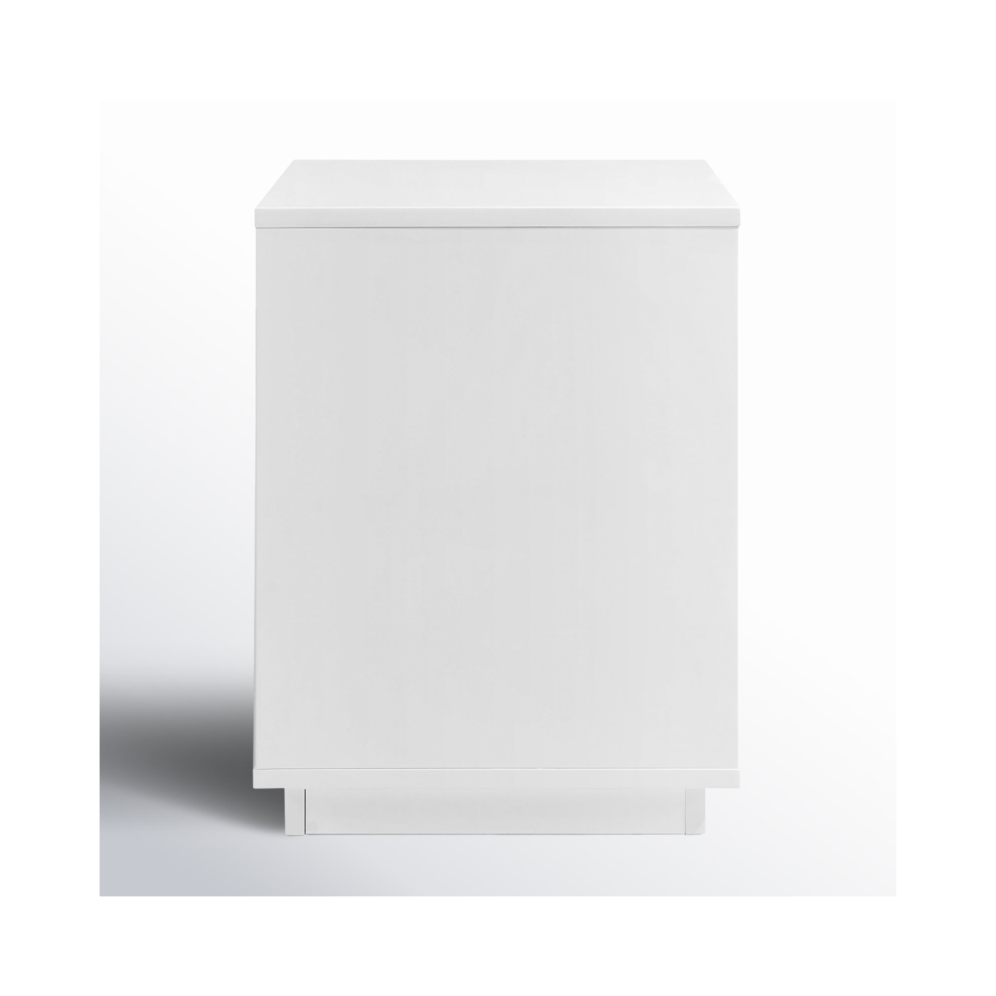 Carson Fully Assembled 2 - Drawer End Table, White