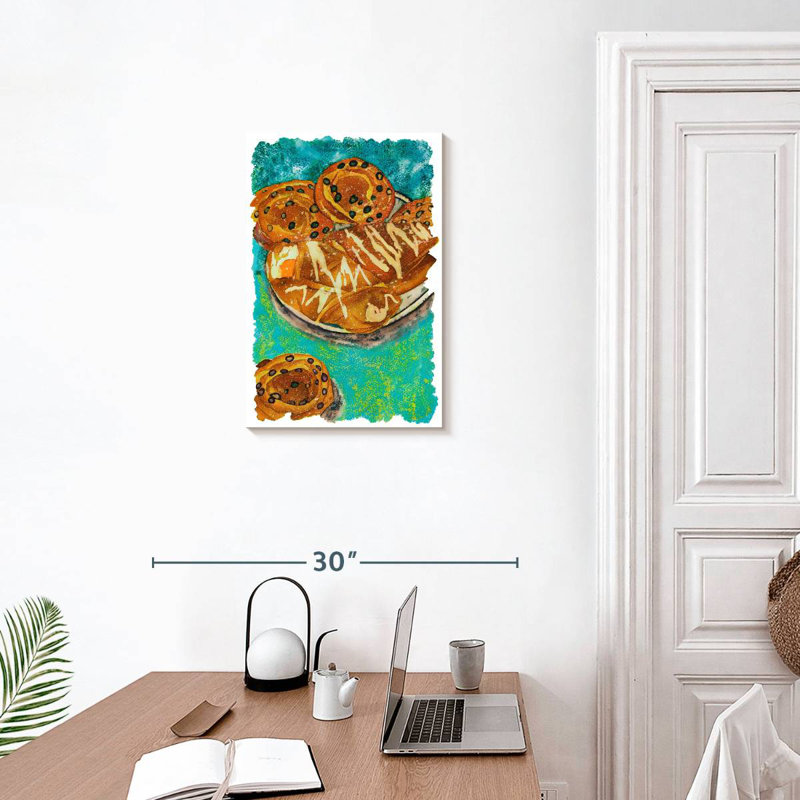 Breakfast Pastries, 24" H x 16" W