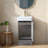 18'' Dark Gray Mini Single Bathroom Vanity Set