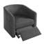 Fauteuil inclinable gris foncé Power Lift avec télécommande et dossier demi-tonneau