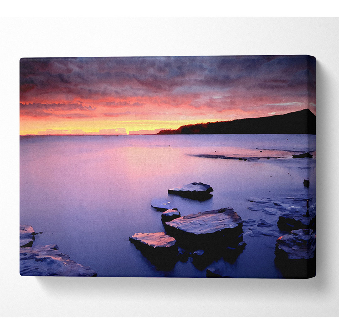 Tranquil Ocean Dusk - Kunstdrucke auf Leinwand - Wrapped Canvas