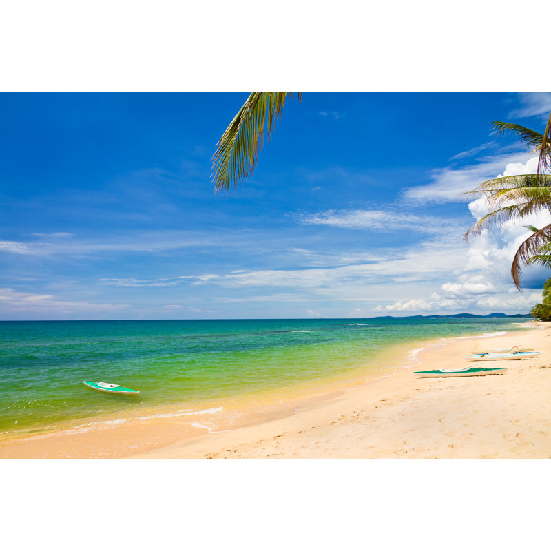 Sand Beach - Wrapped Canvas Print, 30cm H x 46cm W x 3.8cm D