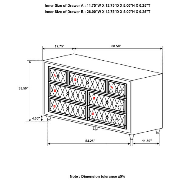 Dimensions du produit