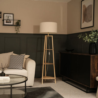 Amandip 137.5cm Tray Table Floor Lamp Set