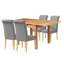 4 - Person Solid Oak Dining Set
