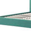  Structure de lit tapissier Madison Turquoise