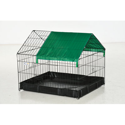Rabbit Cage for Kitties Puppies Water Proof Oxford 90 x 75 x 75 cm