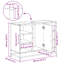60 cm Single Bathroom Vanity Base Only-1510914550