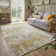 Edgeworth Abstract Machine Woven Cream Gold Area Rug