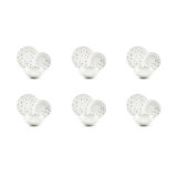 Cortina 18 Piece Porcelain China Dinnerware Set - Service for 6