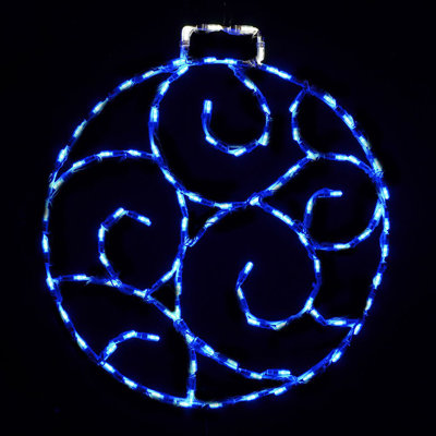 Scroll Ornament LED Display (28")