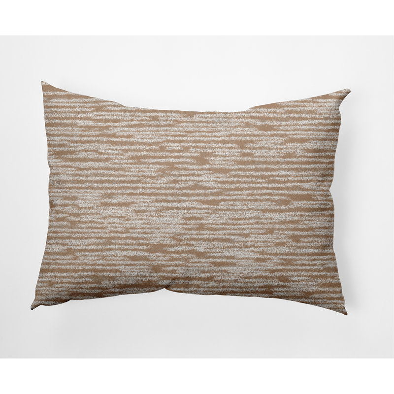  Coussin intérieur / extérieur rectangulaire, Taupe / beige