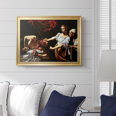 Judith Beheading Holofernes-Caravaggio-Framed Gallery Wrapped Canvas-c. 1599–1602