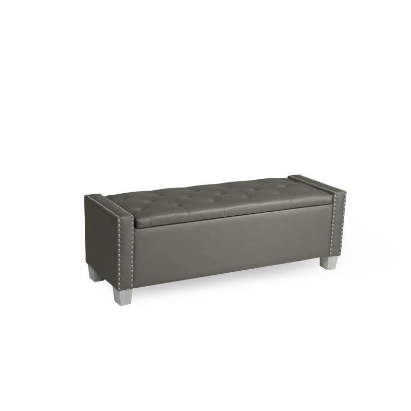 Banc de rangement, Gris foncé