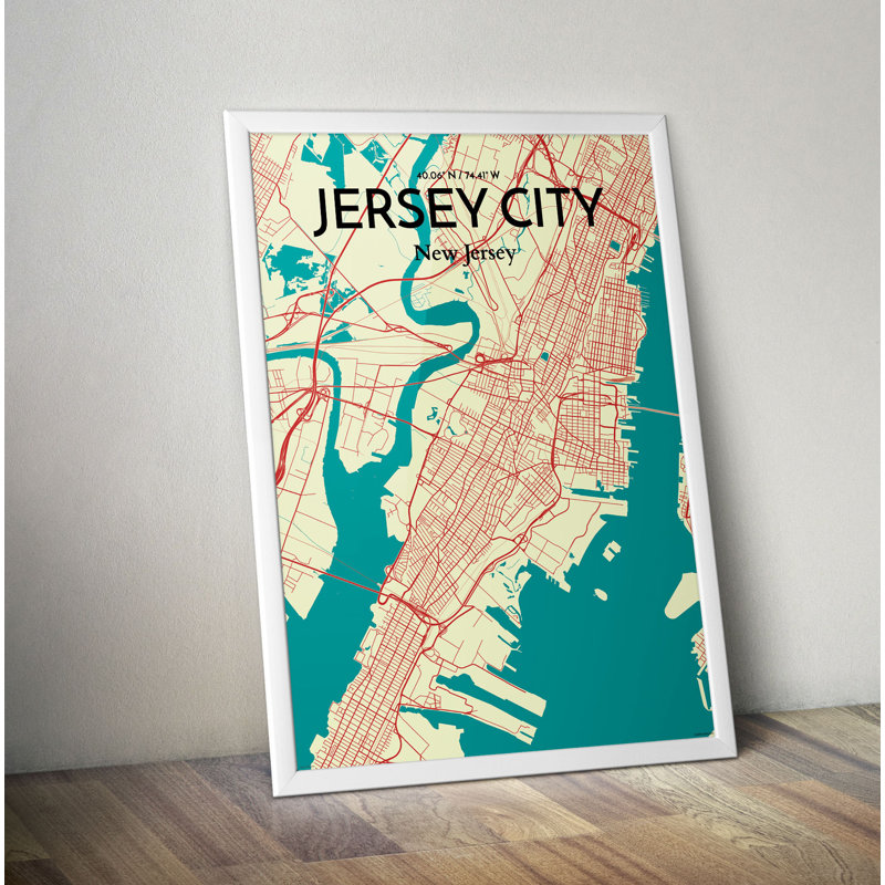Jersey - No Frame Print, 43.2 cm H x 27.9 cm W x 0.1cm D