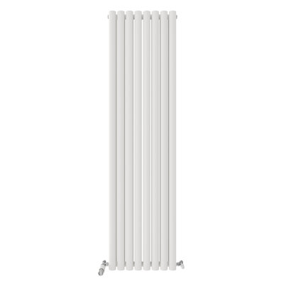 iBathUK Princia Vertical Double Oval Panel Radiator