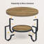 4 Legs Coffee Table with Storage-2114764972