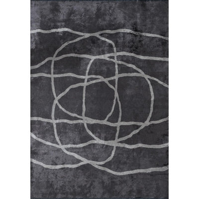 Cercle ondulé moderne et abstrait