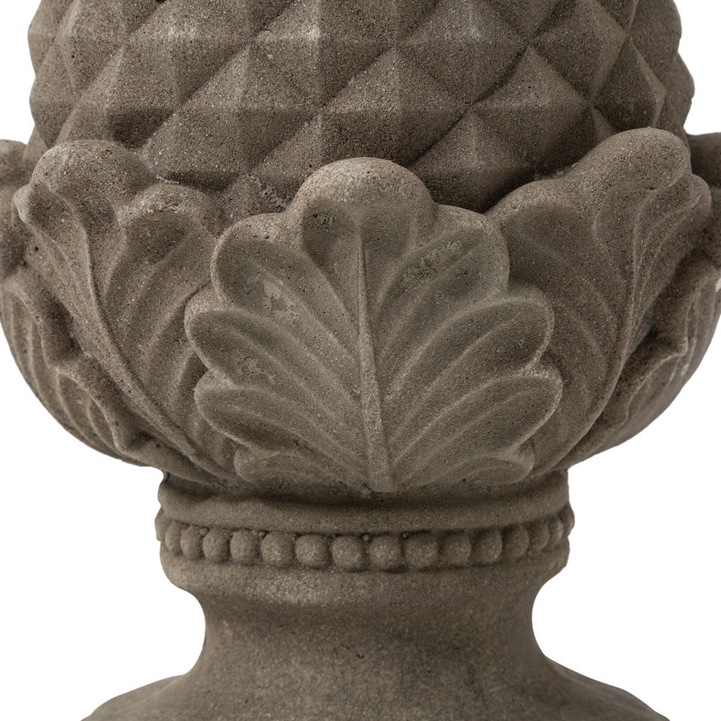 Statue de jardin artichaut blanchi