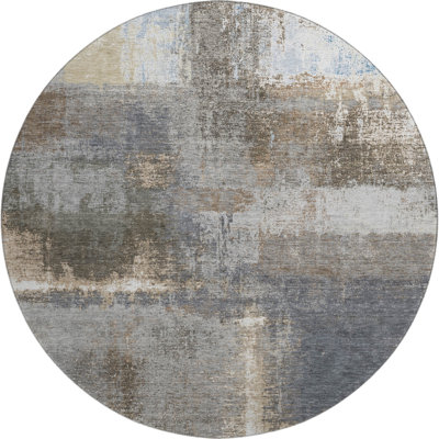 Premium Machine Washable Kumbhar AMF1354 Modern Rug