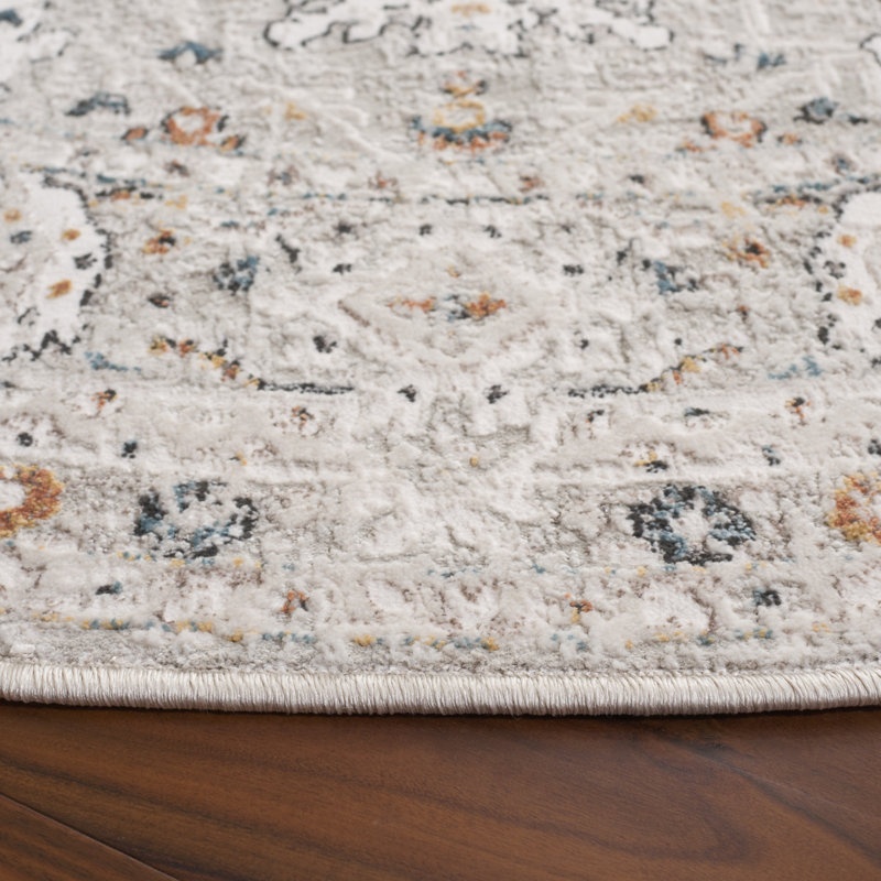 Kolfinna Performance Oriental Rug, Round 6'7"