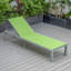 Chaise longue d'extérieur en aluminium avec foyer-258369351-204879564