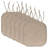 Herringbone Stitch Memory Foam Non-Slip 16" x 16" Chair Cushion Pad with Ties-86741168-102879859