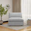 Chaise à housse en mélange de lin-1833062045