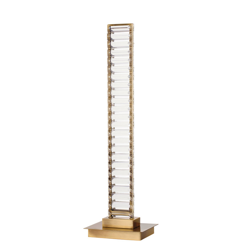 Daucourt Metal Novelty Lamp, Gold