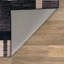 Tapis noir antidérapant à motif de blocs de couleur lavable à la machine-324775105