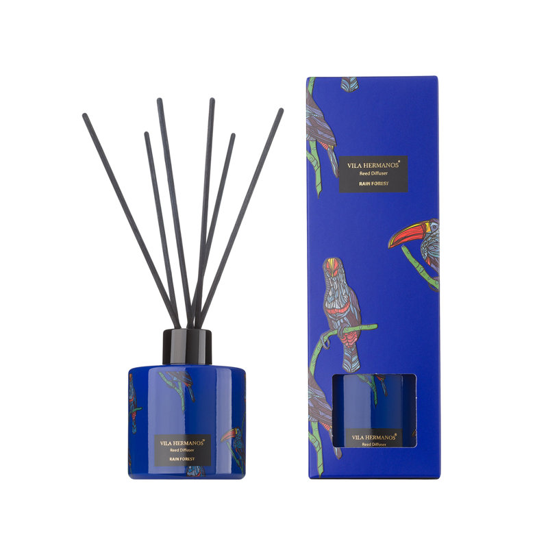 Diffuseur à roseaux Jungletropia 100 ml 2,76 diam. x 7,87 po, Forêt tropicale Tucan