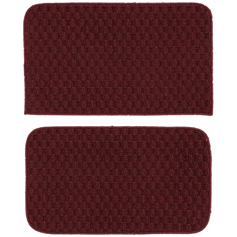 Lomax Non-Skid Kitchen Mat, Chili Red