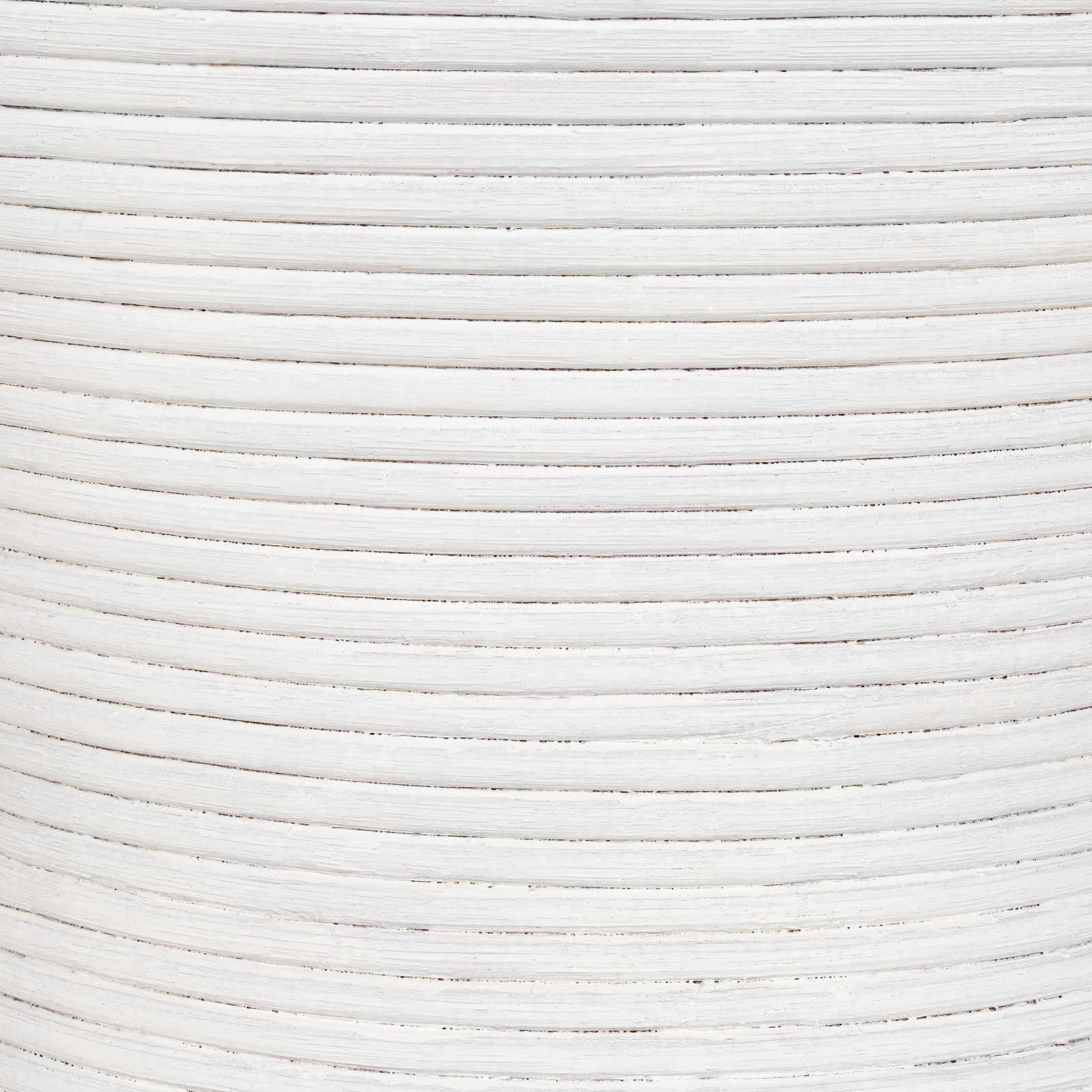 Holcomb 16" Rattan End Table, White