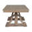 Radimir Extendable Pine Solid Wood Base Dining Table-89399070