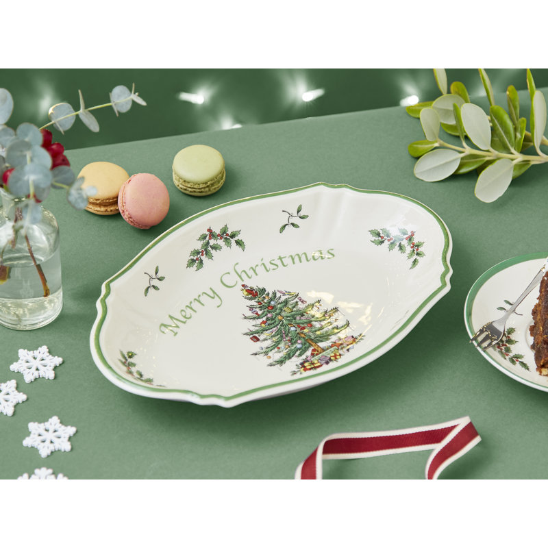 Spode, Christmas Tree - Merry Christmas Tray