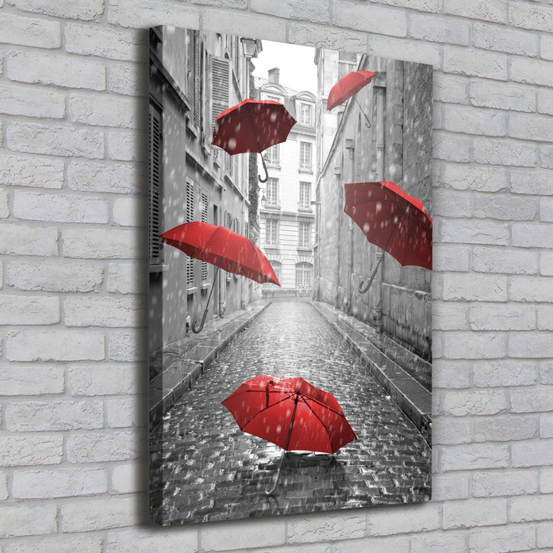 Parasol France - Wrapped Canvas Print