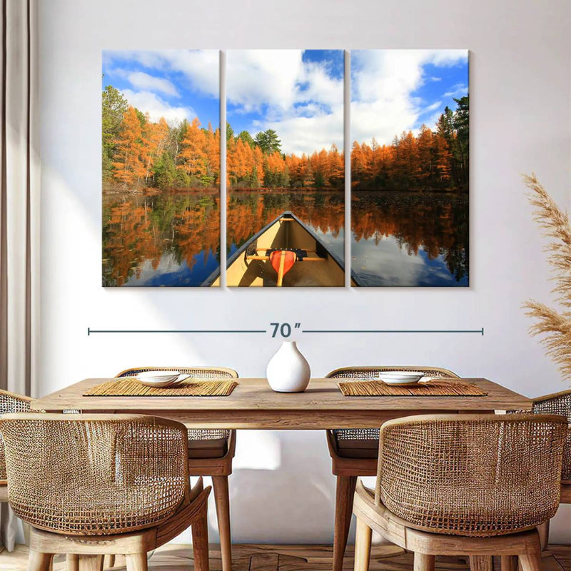 Senne Boating In Boulder Junction, 42" H x 65" W