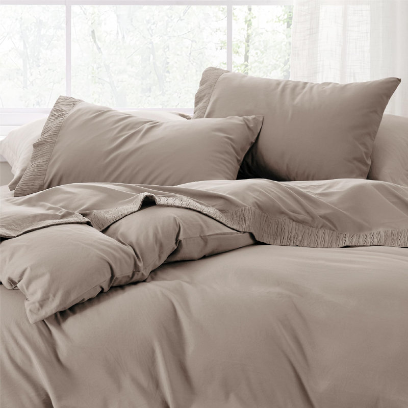 Bedsure Polyester Microfiber Sheet Set Hotel Luxury Sheets, Easy Care Cooling Bed Sheet Set 84GSM(65" x 99")GentleSoft™️