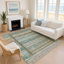 Premium Machine Washable Mayfield AMF2160 Striped Rug