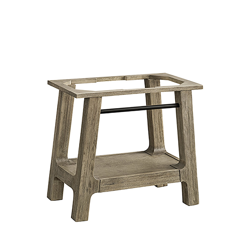 Base de meuble-lavabo simple 31,5 po Auburn en brun seulement
