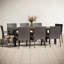 Ensemble de salle à manger de patio extensible 9 pièces avec fauteuils en rotin Argyri