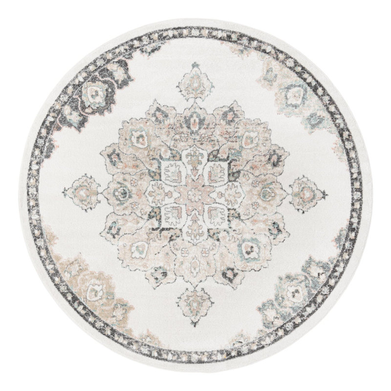 Oriental Indoor Rug, Round 7'10"