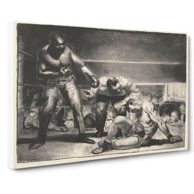 The White Hope by George Bellows - Wrapped Canvas