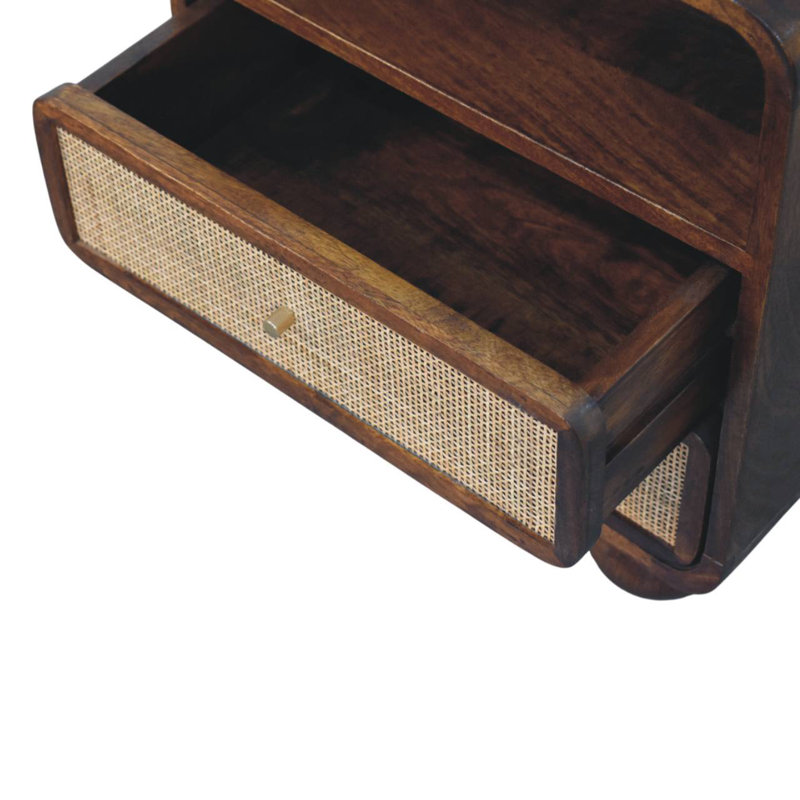 45cm W Solid Wood Bedside Table