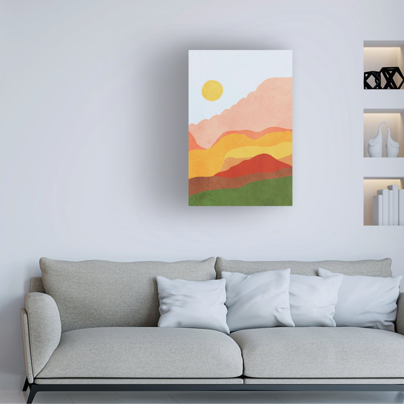 Œuvre sur toile bolologi rosado n ° 3, H 12 po x l 19 po
