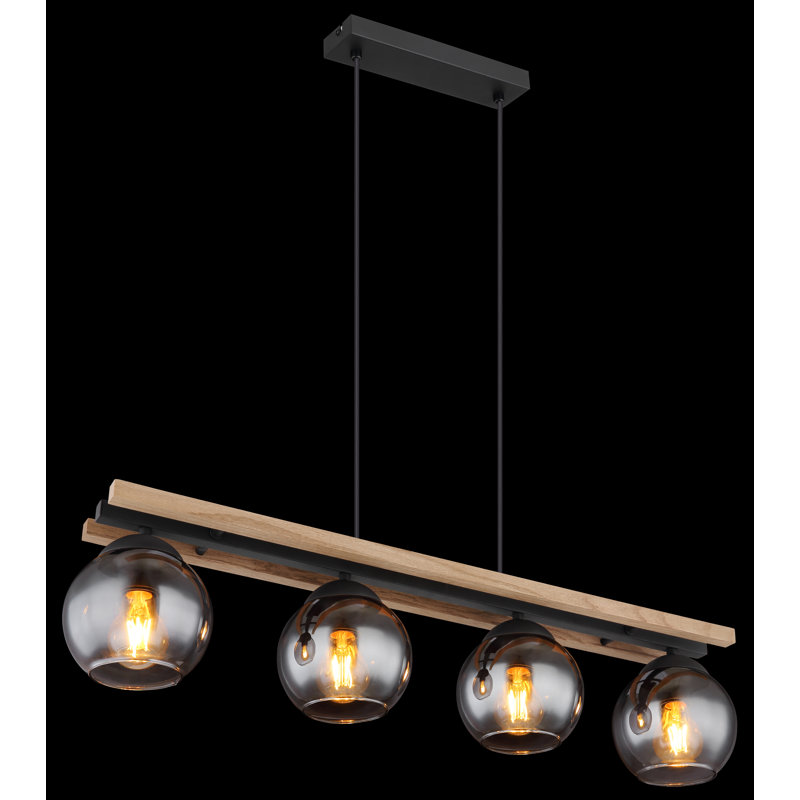 4 - Light Matte Black Pendant